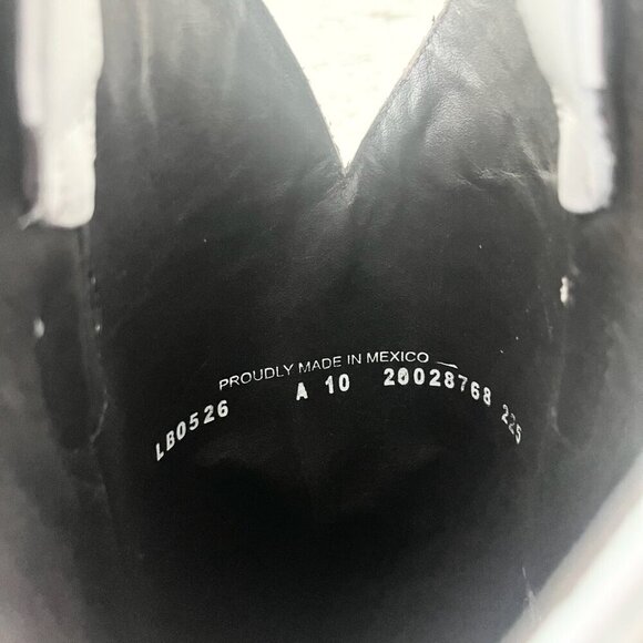 Lane Smokeshow Womens Cowboy Boots 5 White Leather Western Cowgirl Mid Calf Tall - Picture 9 of 11